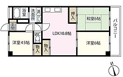 ドマーニタセイ 3LDKの間取図画像