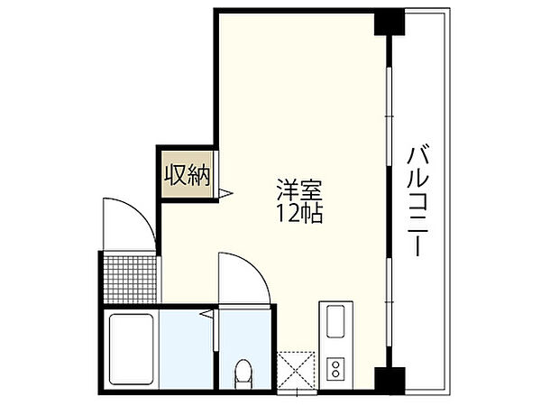 ボイスビル6 0301｜広島県広島市中区本川町2丁目(賃貸マンション1R・3階・28.00㎡)の写真 その2