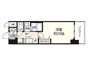 EC広島国泰寺  ｜ 広島県広島市中区国泰寺町2丁目（賃貸マンション1K・15階・23.94㎡） その2