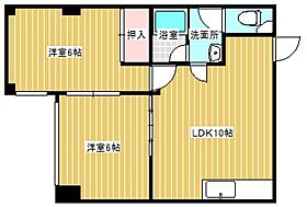 仲道ビル  ｜ 広島県広島市中区東白島町（賃貸マンション2LDK・3階・46.59㎡） その2