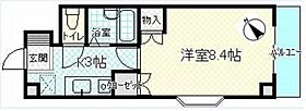 広島県広島市安佐南区緑井8丁目（賃貸マンション1K・3階・24.45㎡） その2