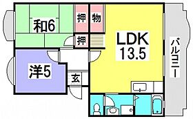 ハイネス井口  ｜ 広島県広島市西区井口1丁目（賃貸マンション2LDK・1階・57.64㎡） その2