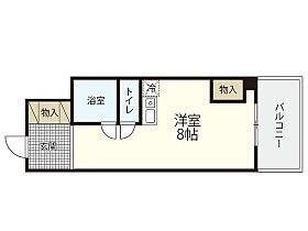 広島県広島市西区己斐本町1丁目（賃貸マンション1R・6階・18.30㎡） その2