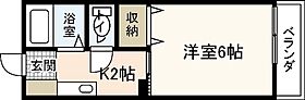 広島県広島市安佐南区長楽寺2丁目（賃貸アパート1K・1階・20.20㎡） その2