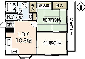 グリーンシティ串戸  ｜ 広島県廿日市市串戸6丁目（賃貸マンション2LDK・2階・49.50㎡） その2