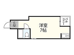 第一浜村ビル ワンルームの間取図画像