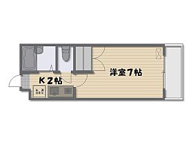 サンライズ三宅III  ｜ 広島県広島市佐伯区三宅4丁目（賃貸マンション1K・2階・21.00㎡） その2