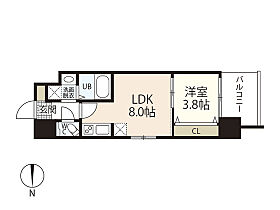 メイクス京橋川II  ｜ 広島県広島市中区東平塚町（賃貸マンション1LDK・8階・30.47㎡） その2