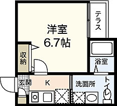 草津東フットパス 105 ｜ 広島県広島市西区草津東1丁目（賃貸アパート1K・1階・21.39㎡） その1