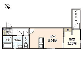 広島県広島市西区庚午北3丁目（賃貸アパート1LDK・3階・30.50㎡） その2