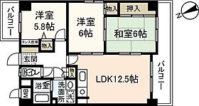 広島県広島市西区己斐中1丁目（賃貸マンション1LDK・4階・69.74㎡） その2