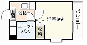 第六若宮ビル  ｜ 広島県広島市西区楠木町1丁目（賃貸マンション1K・4階・17.01㎡） その2