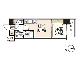 広島県広島市西区天満町（賃貸マンション1LDK・11階・29.87㎡） その2