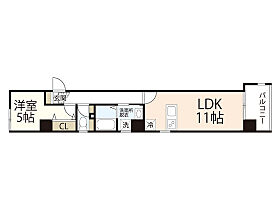 EVA takaramachi  ｜ 広島県広島市中区宝町（賃貸マンション1LDK・8階・41.45㎡） その2