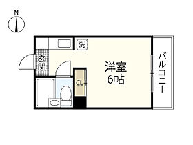 ベルパトリエ己斐中  ｜ 広島県広島市西区己斐中1丁目（賃貸マンション1R・4階・16.00㎡） その2