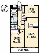 広島県広島市安佐南区相田1丁目（賃貸アパート2LDK・1階・55.29㎡） その2