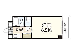 フレア21三篠  ｜ 広島県広島市西区三篠町3丁目（賃貸マンション1K・4階・23.49㎡） その2