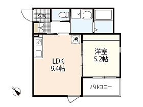 広島県広島市安芸区船越5丁目（賃貸アパート1LDK・1階・34.83㎡） その2