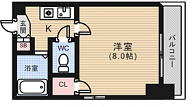 パーク朝日 604 ｜ 広島県広島市中区羽衣町（賃貸マンション1K・6階・26.02㎡） その2