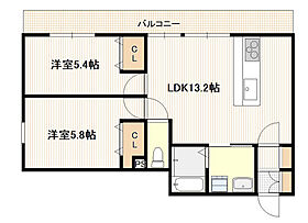 シャンクス屋代  ｜ 広島県広島市佐伯区屋代3丁目（賃貸アパート2LDK・1階・62.33㎡） その2