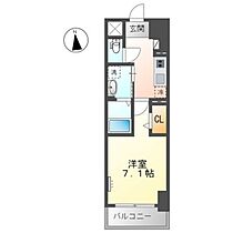 広島県広島市西区中広町1丁目（賃貸マンション1K・3階・26.45㎡） その2