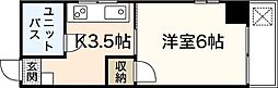 平成ビル 1Kの間取図画像