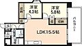第二タウン皆賀5階6.0万円
