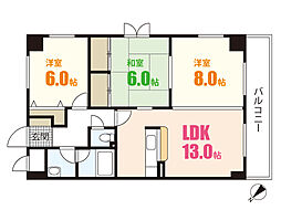 間取図画像 3LDK