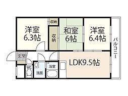 間取図画像 3LDK