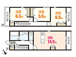 間取図画像 3LDK