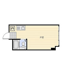 メゾン香川 ワンルームの間取図画像