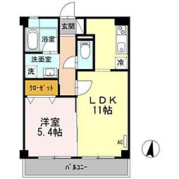 ROOMBOWWOW 1LDKの間取図画像