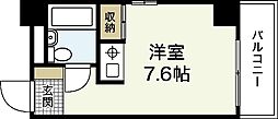 横川アイティービル ワンルームの間取図画像