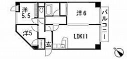 グリーンルージュM 3LDKの間取図画像