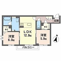 広島県広島市西区井口2丁目（賃貸アパート2LDK・2階・62.72㎡） その2