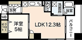 アールヴォレ楠木  ｜ 広島県広島市西区楠木町2丁目（賃貸マンション1LDK・2階・40.21㎡） その2