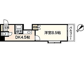 Ｄｏｌｃｅ　Ｖｉｔａ  ｜ 広島県広島市西区福島町1丁目（賃貸マンション1DK・6階・26.94㎡） その2