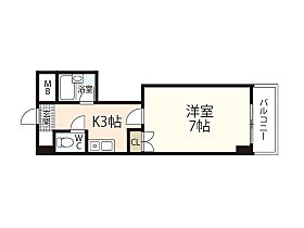 広島県広島市中区光南1丁目（賃貸マンション1K・5階・23.20㎡） その2