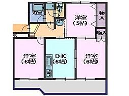 サンコウワークプレイズ 3DKの間取図画像