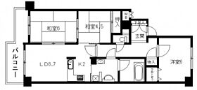 広島県広島市南区青崎2丁目（賃貸マンション3LDK・2階・61.52㎡） その2