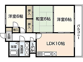 広島県広島市安佐南区高取北1丁目（賃貸マンション3LDK・3階・65.00㎡） その2