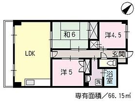 広島県広島市南区出汐2丁目（賃貸マンション3LDK・6階・66.15㎡） その2