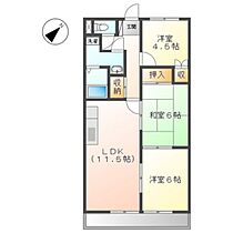 広島県広島市安佐南区川内5丁目（賃貸マンション3LDK・3階・61.36㎡） その2