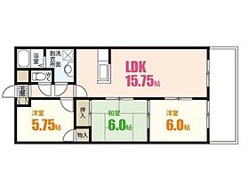 広島県広島市安佐南区緑井4丁目（賃貸アパート3LDK・2階・69.12㎡） その2