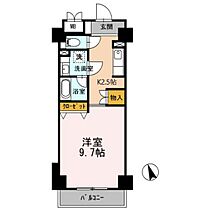 広島県広島市東区牛田新町1丁目（賃貸マンション1K・9階・32.30㎡） その2