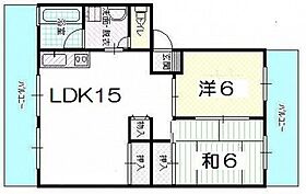 広島県広島市安佐南区緑井2丁目（賃貸マンション2LDK・4階・61.50㎡） その2