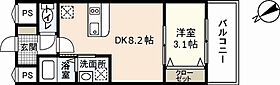 広島県広島市中区鶴見町（賃貸マンション1DK・5階・30.11㎡） その2