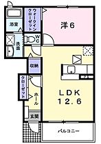 広島県呉市焼山西3丁目（賃貸アパート1LDK・1階・46.22㎡） その2