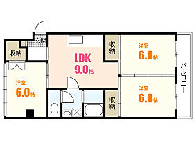 広島県広島市安佐南区八木9丁目（賃貸マンション3LDK・4階・59.40㎡） その2