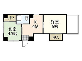 ふじビル  ｜ 広島県広島市西区大芝1丁目（賃貸マンション2K・4階・26.00㎡） その2